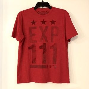 Men’s Express Red Crew Neck T Shirt